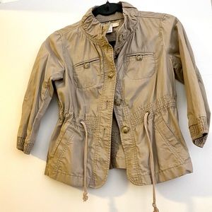 Ann Taylor Loft Lightweight Utility Jacket in XXS